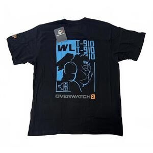 Overwatch 2 Black Shirt Mens 2XL Tee Difuzed Blizzard NWT